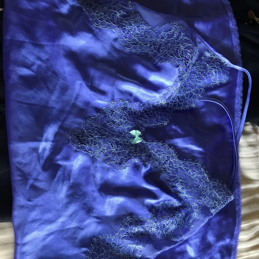 Victoria’s Secret purple lingerie teddy slip